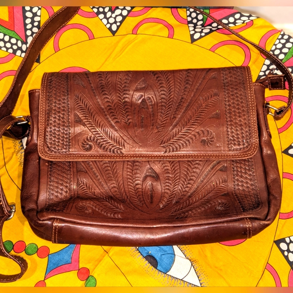 Leather Embossed Purse